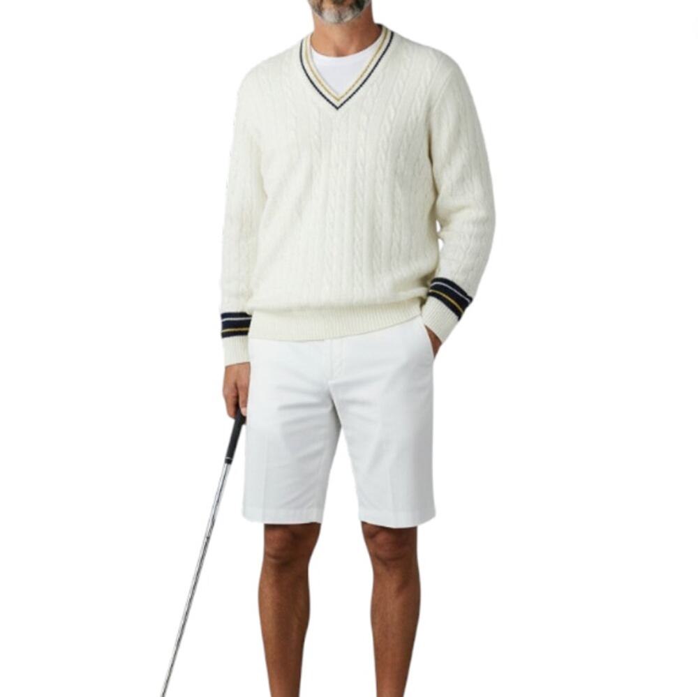 PRINGLE Of Scotland Fisherman Sweater Sz S Golf Tennis Timeless Made In Scotland